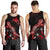 Papua New Guinea Men Tank Top - Turtle With Blooming Hibiscus Red - Polynesian Pride