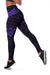 Hawaii Hibiscus Banzai Surfing Women's Legging Purple - Polynesian Pride