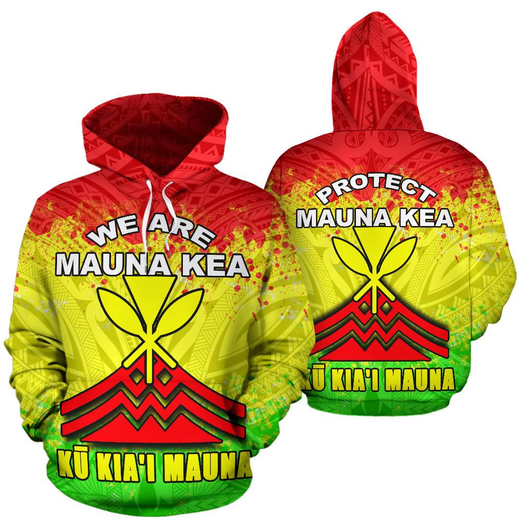 Mauna Kea Hoodie Protect Mauna Kea Unisex Reggae - Polynesian Pride