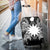 Nauru Polynesian Luggage Covers Map Black - Polynesian Pride