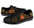 Tonga Polynesian Low Top Shoes - Gold Plumeria - Polynesian Pride