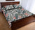 Tropical Palm Leaves And Flowers Quilt Bed Set - Polynesian Pride