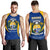 Nauru Polynesian Tank Top (Men) - Nauru Spirit (Blue) - Polynesian Pride