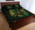 Hawaiian Map Palm Trees Fish Hook Polynesian Quilt Bedding Set Colorful Green - Polynesian Pride