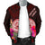 American Samoa Men's Bomber Jacket - Coat Of Arm With Polynesian Patterns - Polynesian Pride