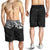 New Zealand All Over Print Men'S Shorts, Maori Polynesian Tattoo White - Polynesian Pride