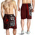 Yap Micronesian Men's Shorts Red - Turtle With Hook Red - Polynesian Pride