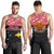 Papua New Guinea Men's Tank Top - Polynesian Design Red - Polynesian Pride
