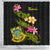 Tuvalu Polynesian Shower Curtain - Plumeria Tribal - Polynesian Pride