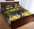 Hawaii Kanaka Dolphin Yellow Plumeria Polynesian Quilt Bed Set - Bustling Style - AH - Polynesian Pride