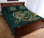 Hawaii Triple Marble Turtle Polynesian Hibiscus Quilt Bed Set - AH - Benjamin Style - Green - Polynesian Pride