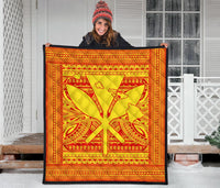 Hawaii Polynesian Kanaka Maoli Premium Quilt - Polynesian Pride