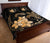 Hawaii Polynesian Turtle Plumeria Quilt Bed Set - Pog Style Gold - Polynesian Pride