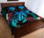 Hawaii Turtle Polynesian Tropical Quilt Bed Set - Ghia Style Turquoise - Polynesian Pride