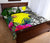 Palau Quilt Bed Set White - Turtle Plumeria Banana Leaf - Polynesian Pride