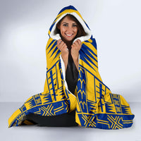 Nauru Hooded Blanket - Polynesian Tattoo Flag - Polynesian Pride
