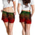 Polynesian Women's Shorts - Red Hibiscus Patterns - Polynesian Pride