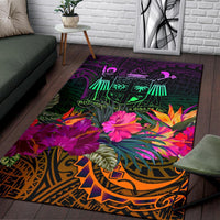 Fiji Area Rug - Summer Hibiscus - Polynesian Pride