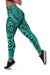 Polynesian Hawaiian Style Tribal Tattoo Turquoise Hawaii Women's Leggings AH - Polynesian Pride