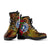 Northern Mariana Islands Polynesian Leather Boots - Hibiscus Vintage - Polynesian Pride