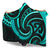 New Zealand Maori Mangopare Hooded Blanket Polynesian - Turquoise - Polynesian Pride