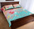 Hawaii Sea Turtle Plumeria Quilt Bed Set - Ane Style - Polynesian Pride