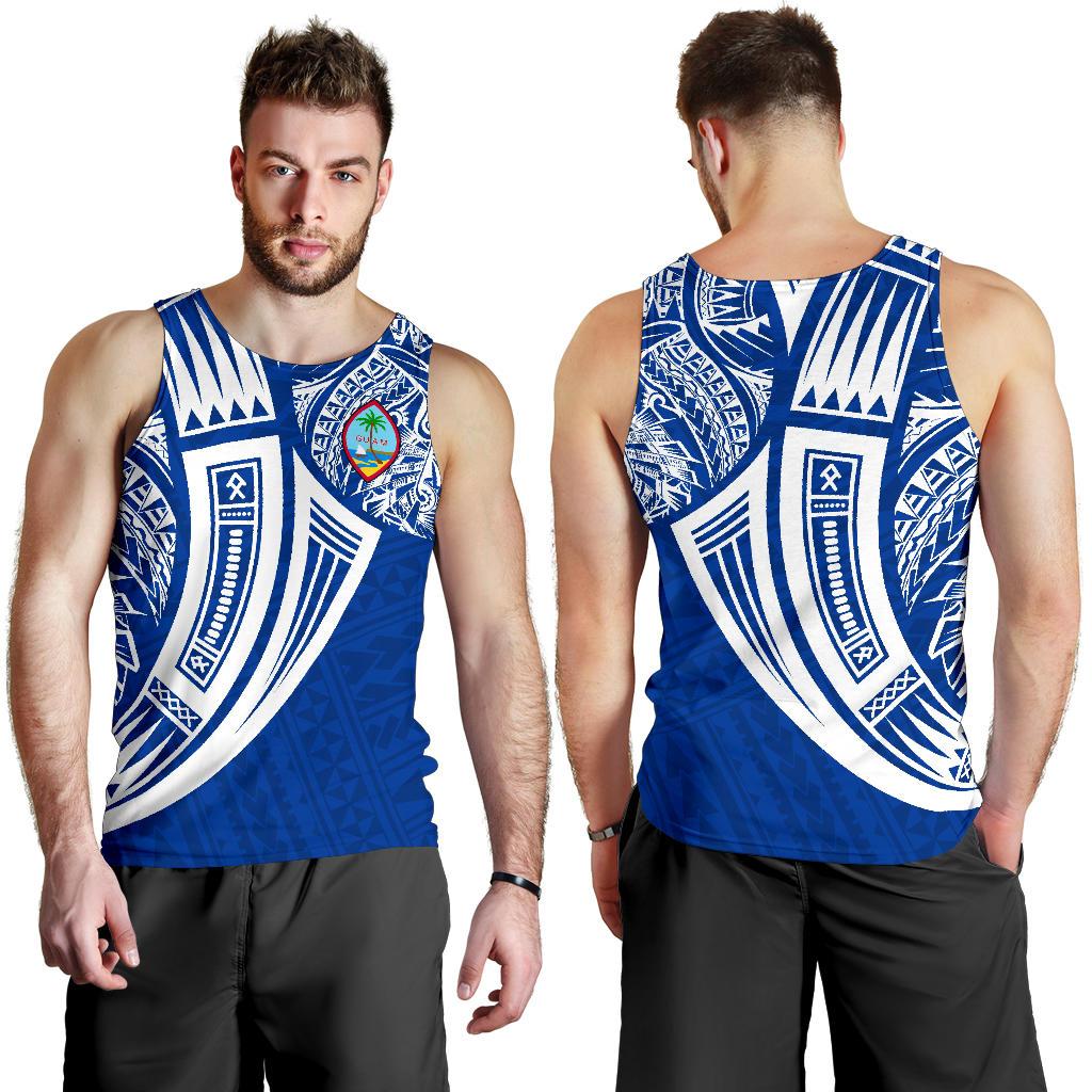 Guam Polynesian Men's Tank Top - Tribal Tattoo - Polynesian Pride