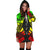 Fiji Hoodie Dress - Polynesian Tattoo Reggae - Polynesian Pride