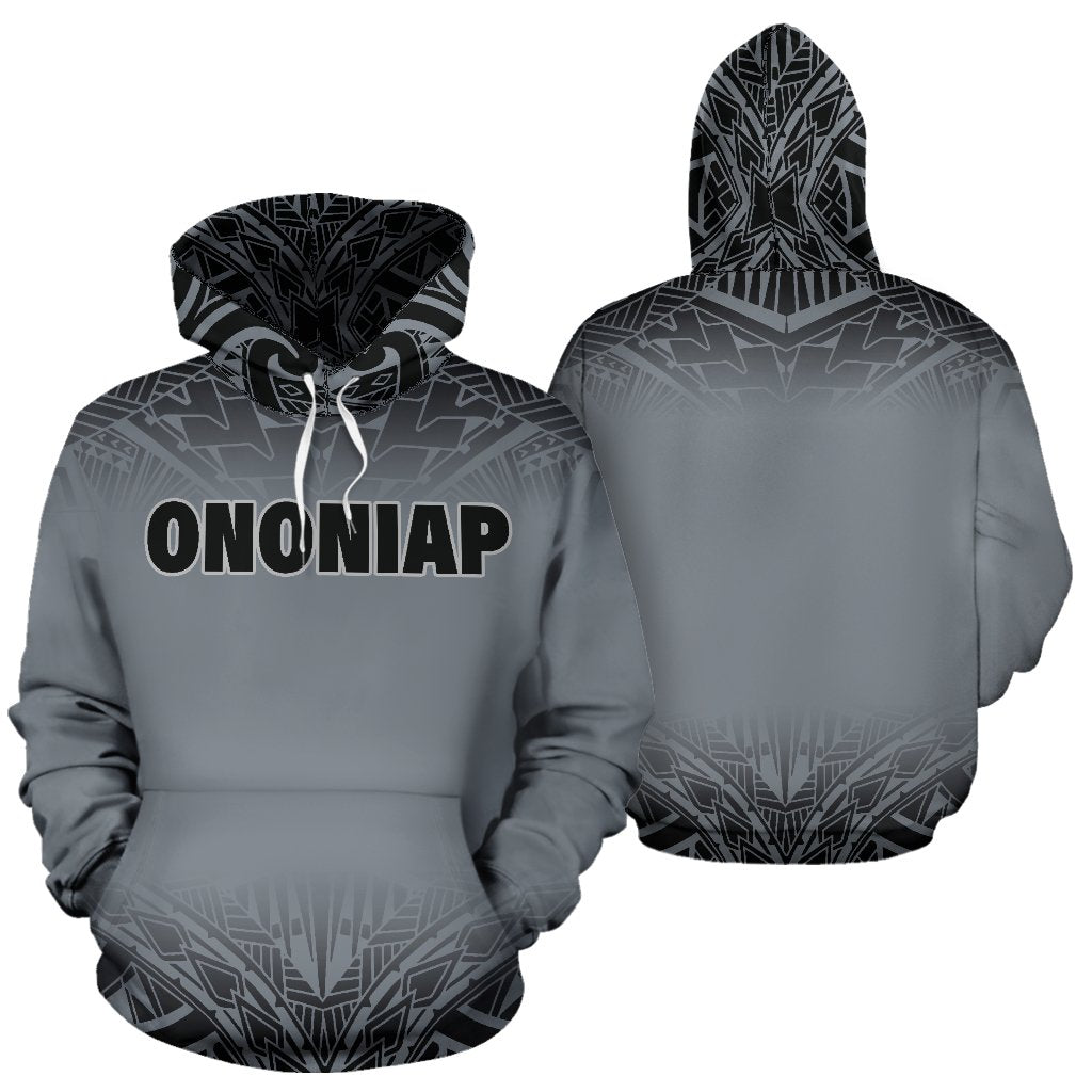 ONONIAP All Over Hoodie Unisex Grey - Polynesian Pride