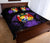 Tonga Polynesian Quilt Bed Set Hibiscus Purple - Polynesian Pride