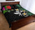 Kanaka Maoli (Hawaiian) Polynesian Quilt Bed Set - Hibiscus Turtle Tattoo Black - Polynesian Pride