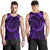 New Zealand Maori Mangopare Men Tank Top Polynesian - Purple - Polynesian Pride