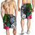 Northern Mariana Islands Men Shorts - Turtle Plumeria Banana Leaf - Polynesian Pride