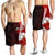 Niue Polynesian Custom Personalised Men's Shorts - Coat Of Arm With Hibiscus Red - Polynesian Pride