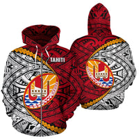 Tahiti Polynesian Rugby Zip Hoodie - Polynesian Pride
