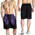 Maori Ta Moko Men Shorts New Zealand Pastel Purple - Polynesian Pride