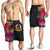 Vanuatu All Over Print Men's Shorts - Hibiscus Polynesian Pattern - Polynesian Pride