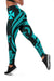 Wallis and Futuna Women's Leggings - Turquoise Tentacle Turtle - Polynesian Pride