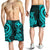 Polynesian Hawaii (Kanaka Maoli) Men Shorts - Turquoise Tentacle Turtle - Polynesian Pride