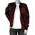 Hawaii Turtle Polynesian Women's Bomber Jacket - Red - Frida Style - Polynesian Pride