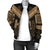 Hawaiian Kanaka Polynesian Women's Bomber Jacket Active Gold - Polynesian Pride