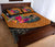 Samoa Quilt Bed Set - Polynesian Hook And Hibiscus (Nude) - Polynesian Pride