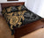 Hawaii Polynesian Quilt Bed Set - Kanaka Maoli & Gold Turtle Hibiscus - Polynesian Pride