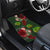 Hawaii Car Floor Mats - Turtle Hibiscus Pattern Hawaiian Car Floor Mats - Green - Polynesian Pride