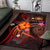 Polynesian Hawaii Personalised Area Rug - Legend of Samoa (Red) - Polynesian Pride