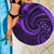 New Zealand Maori Mangopare Beach Blanket Polynesian - Purple - Polynesian Pride