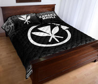 Hawaii Quilt Bed Set - Kanaka Maoli Black Fog Style - Polynesian Pride
