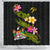 Fiji Polynesian Shower Curtain - Plumeria Tribal - Polynesian Pride