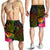 Niue Polynesian Men's Shorts - Hibiscus and Banana Leaves - Polynesian Pride