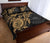 American Samoa Polynesian Quilt Bed Set - American Samoa Seal & Gold Turtle Hibiscus - Polynesian Pride